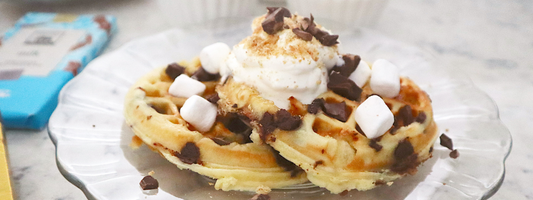 mini s'mores waffles