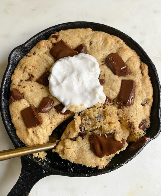 chocolate chip cookie skillet