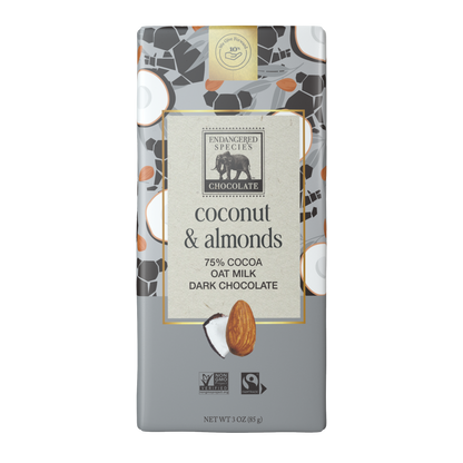 Oat Milk 75% Dark Chocolate w/ Coconut & Almond