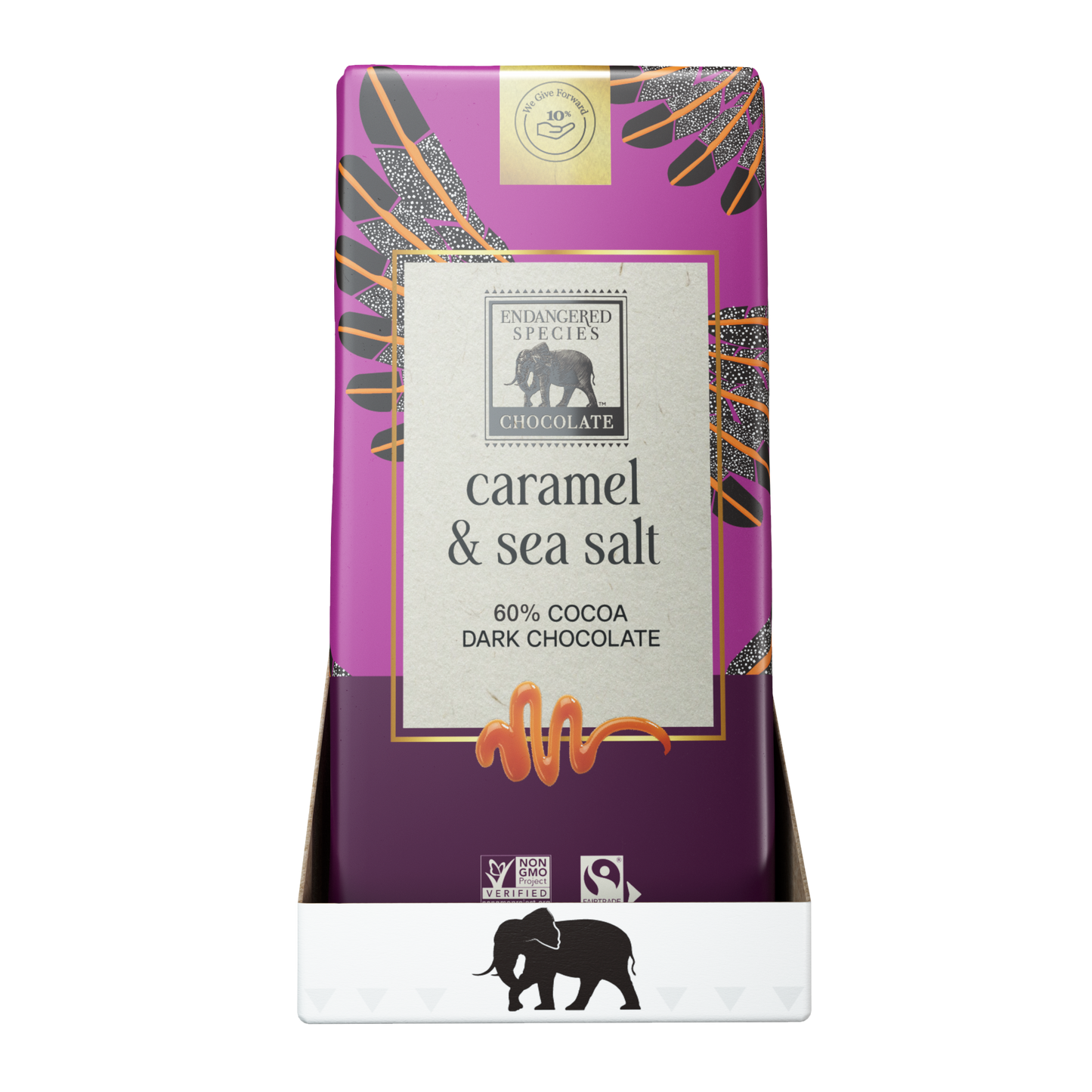 caramel & sea salt + 60% dark chocolate