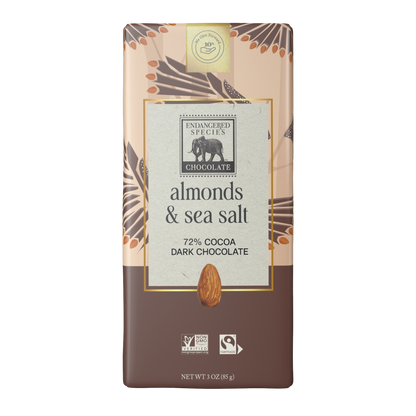 almonds & sea salt + 72% dark chocolate