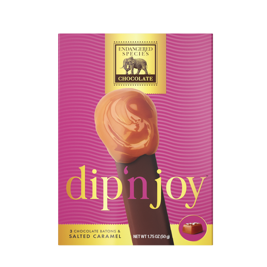 dip'n joy - Dark Chocolate Batons & Salted Caramel