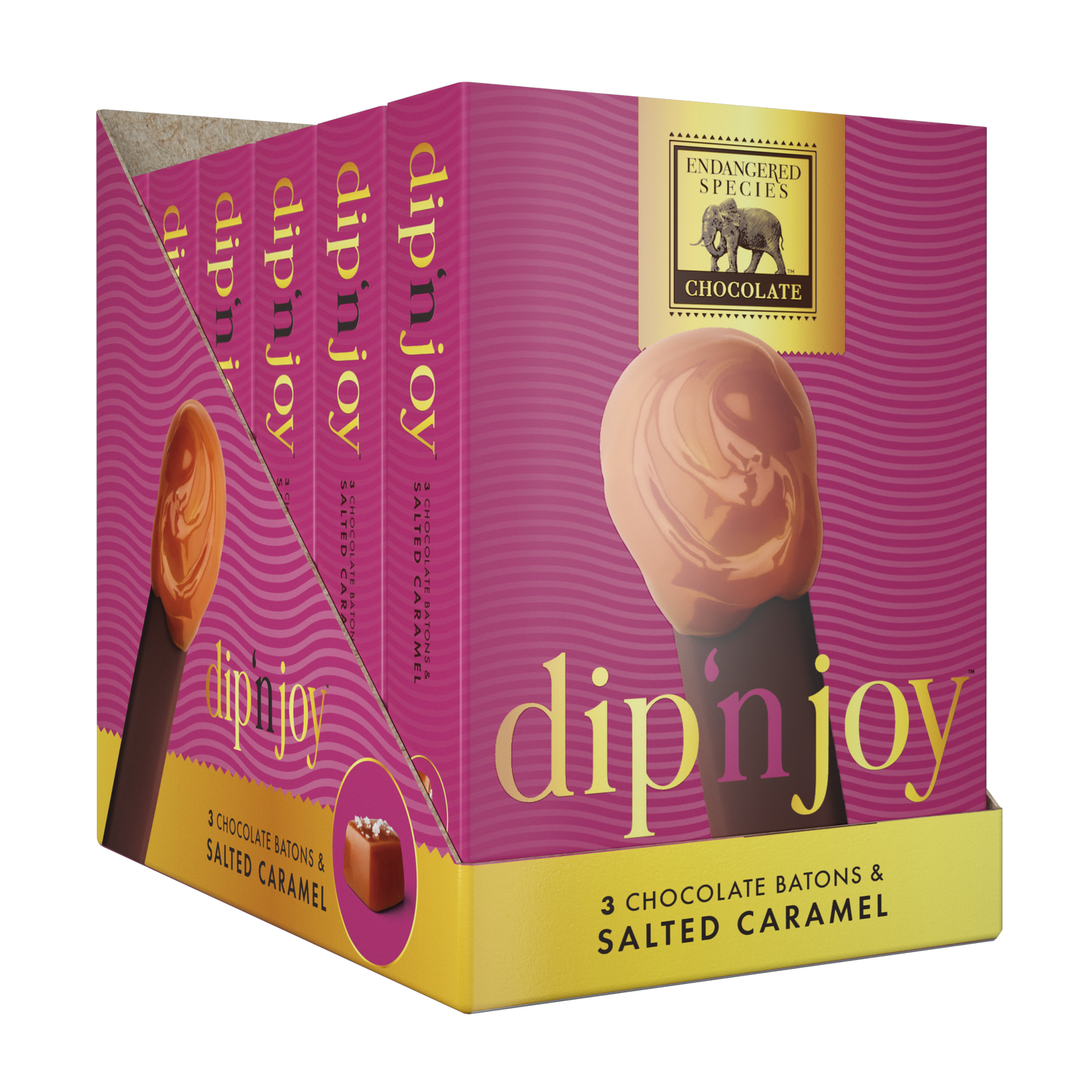 dip'n joy - Dark Chocolate Batons & Salted Caramel