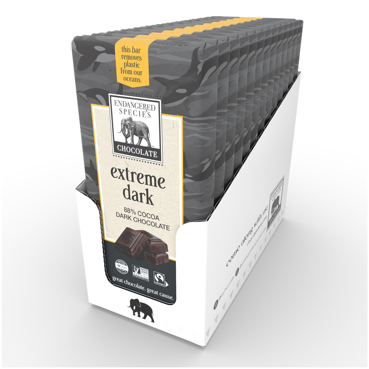 extreme dark + 88% dark chocolate
