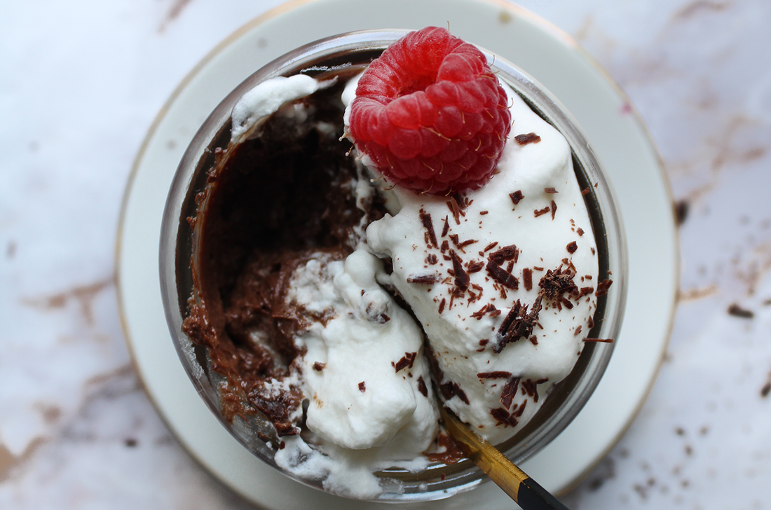 Chocolate Raspberry Mousse Cups