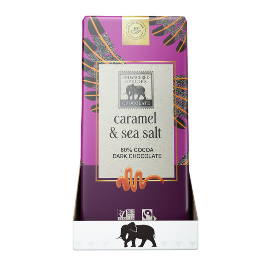 caramel & sea salt + 60% dark chocolate