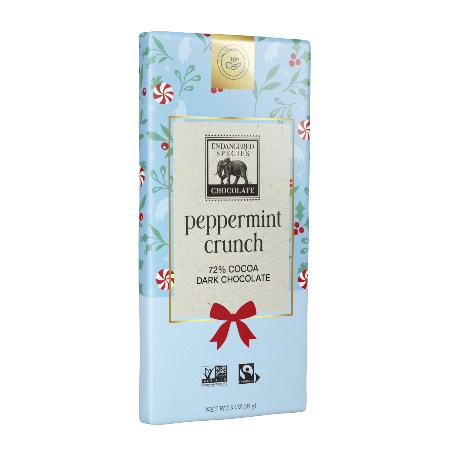 peppermint crunch + 72% dark chocolate - Holiday Limited Edition