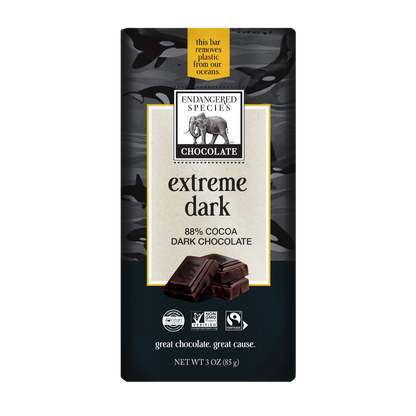extreme dark + 88% dark chocolate