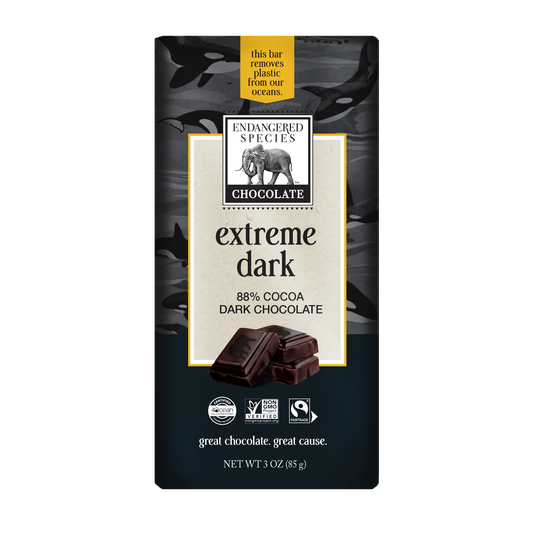 extreme dark + 88% dark chocolate