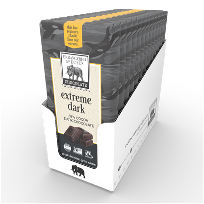 extreme dark + 88% dark chocolate